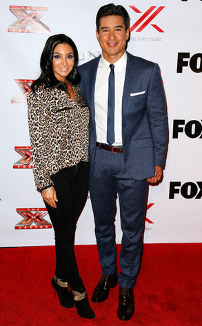 Courtney Mazza, Mario Lopez Courtney Mazza, Mario Lopez